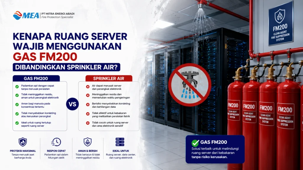 gas fm200 ruang server
